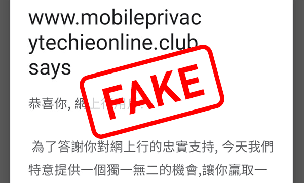 Beware of fraudulent online activity