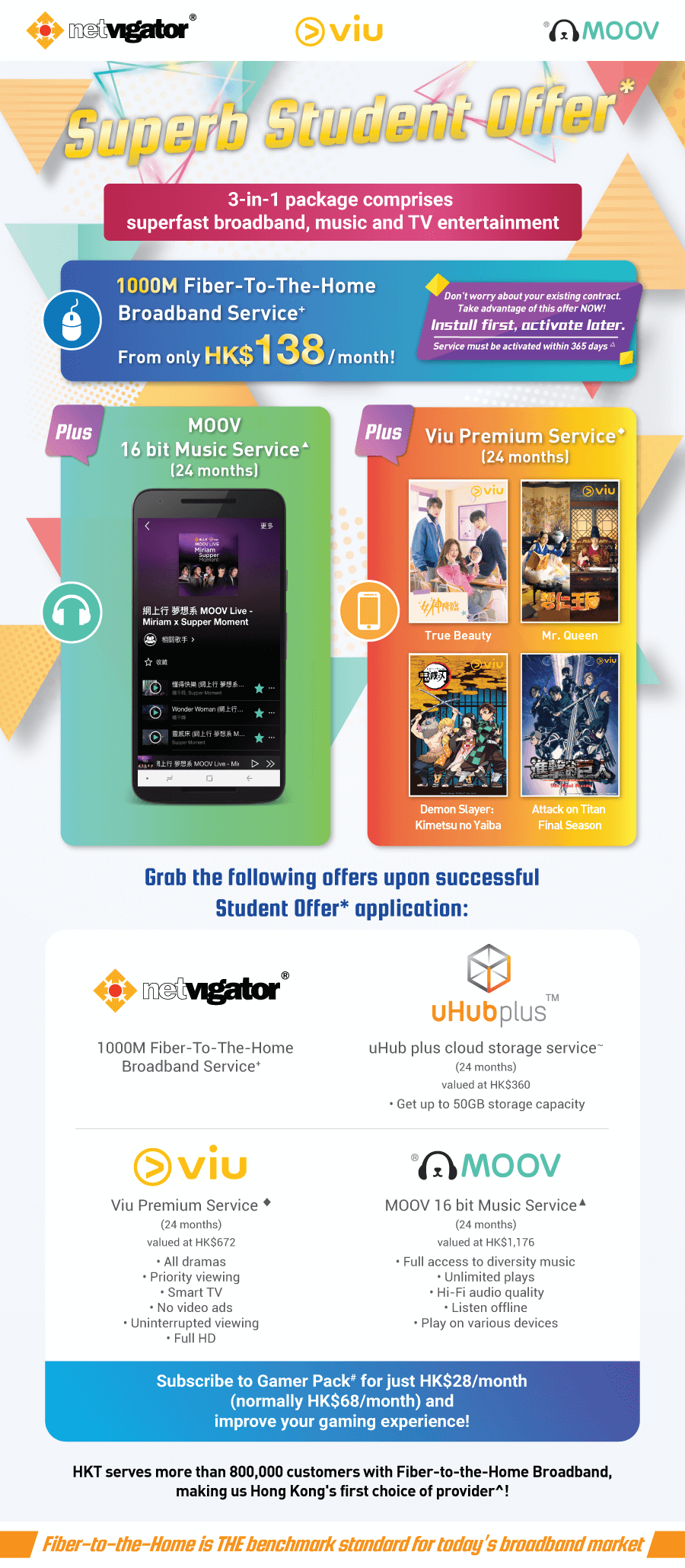 Student offer
